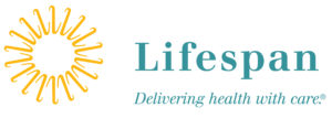 Lifespan logo, delivering health with care