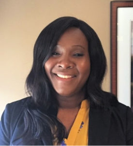 Woman smiling