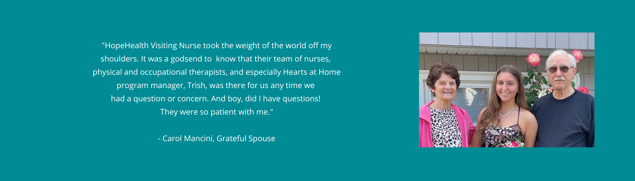 HopeHealth Visiting Nurse, Occupational Therapy & Physical Therapy, Carol Mancini