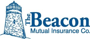 Beacon Mutual Insurance tee sign sponsor logo