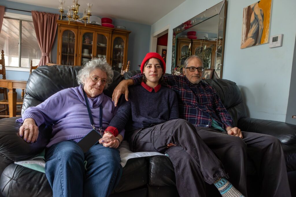 Naomi Lubiner and parents