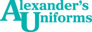 Alexander's Uniforms new logo (2025)