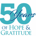 50 Years of Hoope & Gratitude logo