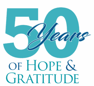 50 Years of Hoope & Gratitude logo